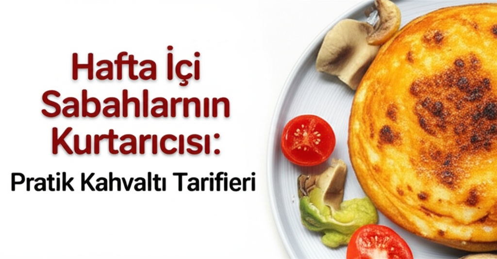 Hafta İçi Sabahlarının Kurtarıcısı: Pratik Kahvaltı Tarifleri