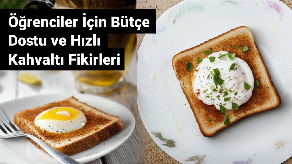 Öğrenciler İçin Bütçe Dostu ve Hızlı Kahvaltı Fikirleri