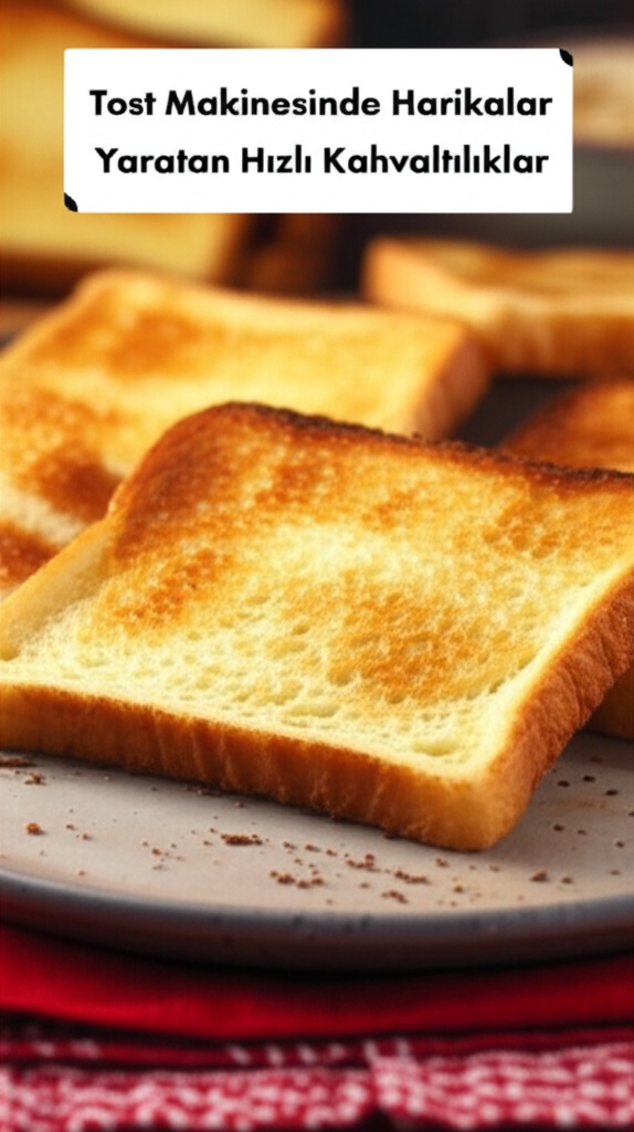 Tost Makinesinde Harikalar Yaratan Hızlı Kahvaltılıklar