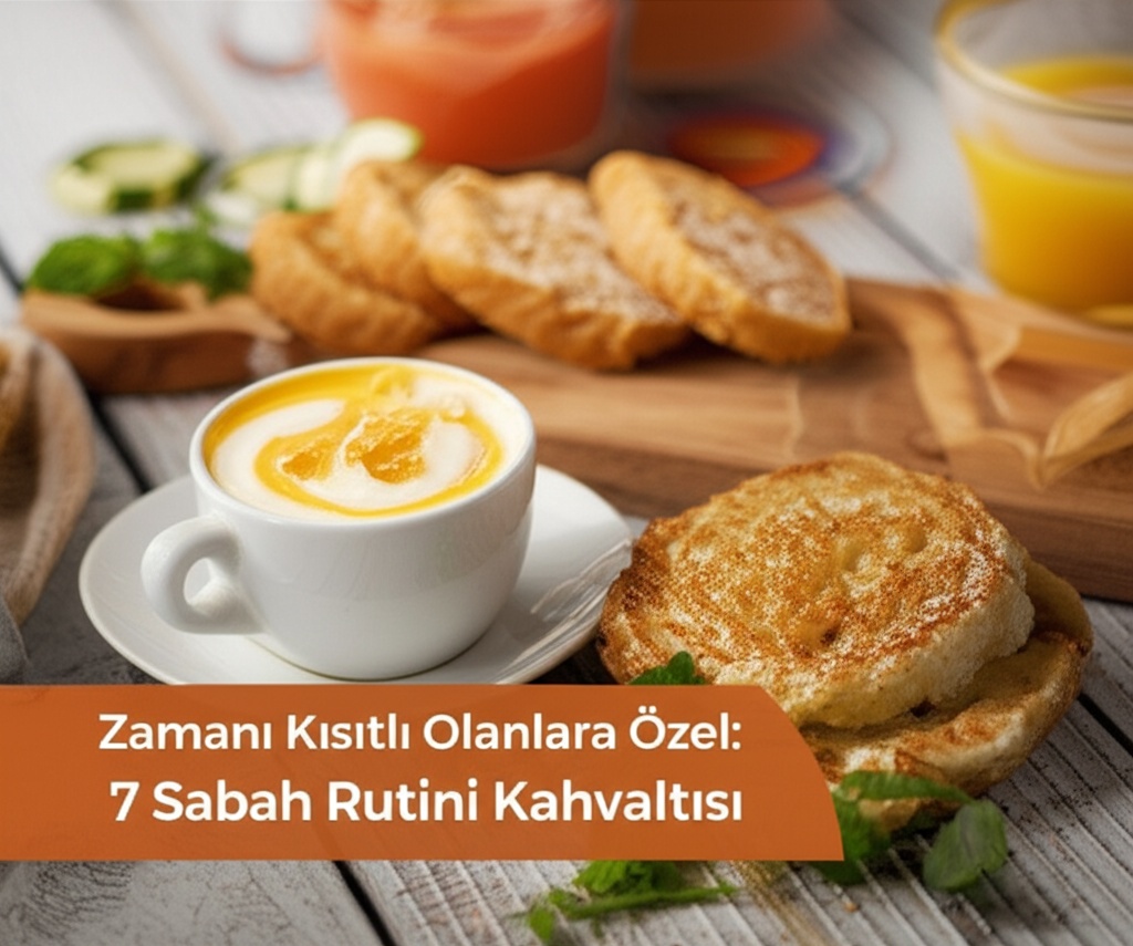 Zamanı Kısıtlı Olanlara Özel: 7 Sabah Rutini Kahvaltısı