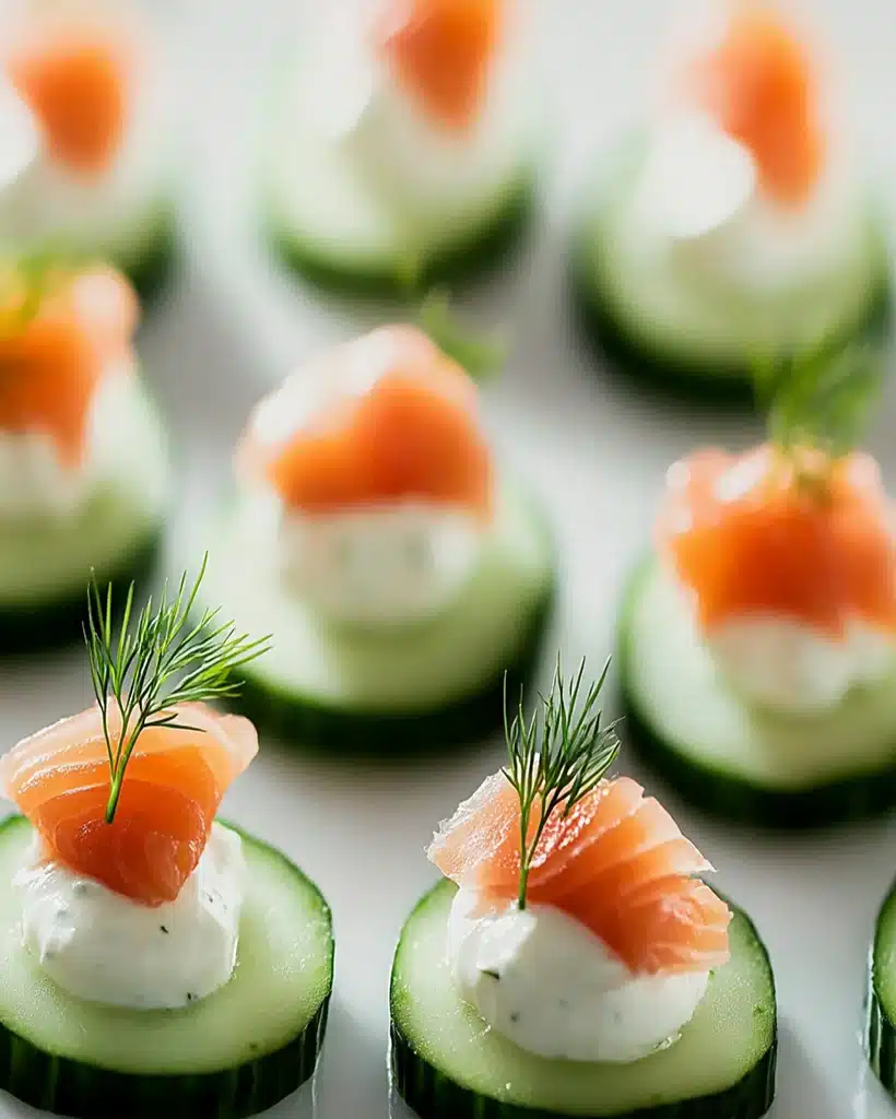 Smoked Salmon Cucumber Canapés - Easy & Elegant Recipe
