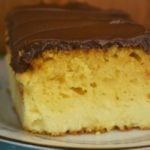 Granny's Boston Cream Cake is a shortcut recipe for your beloved Boston Cream Pie. Topped with chocolate fudge icing, a yellow cake mix is taken to a whole new level with a decadent cream cheese layer.
