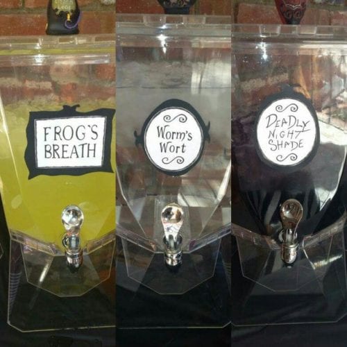 nightmare before christmas themed drinks