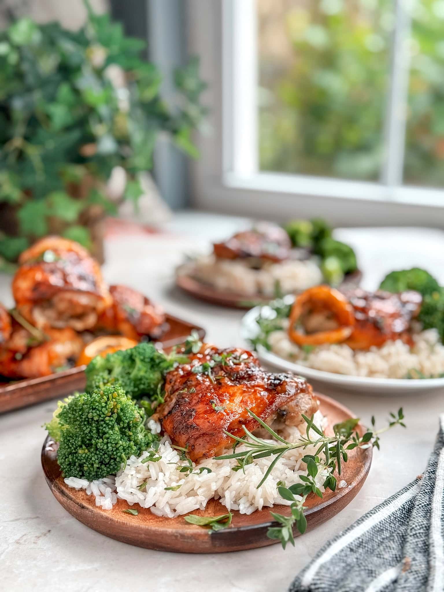 Baked Lemon Chicken Thighs 