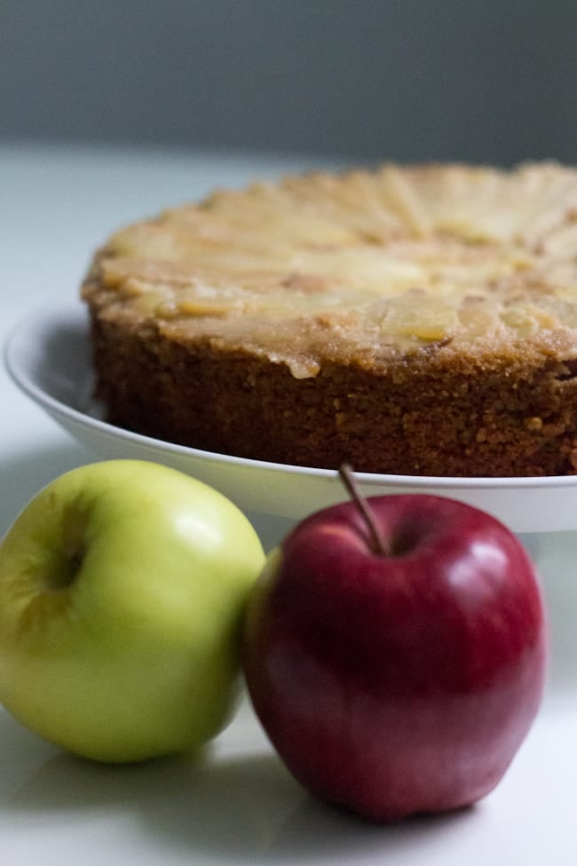 Gluten-free honey apple cake