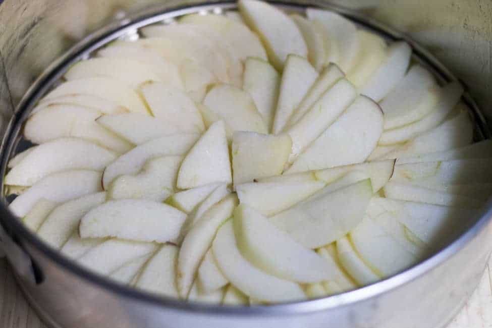 Gluten-free honey apple cake