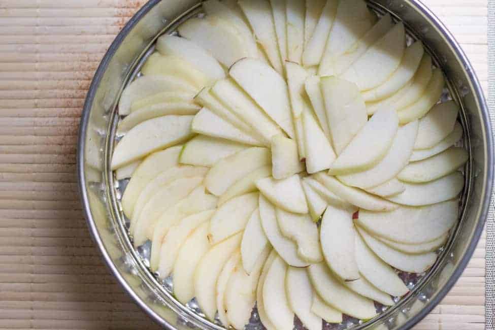 Gluten-free honey apple cake