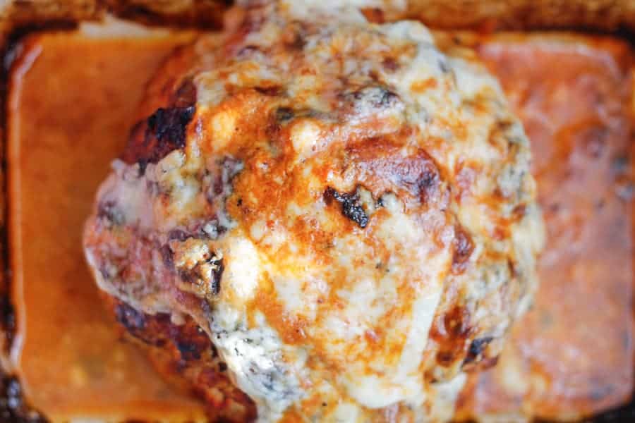 Cheesy, creamed cauliflower in smoky tomato sauce