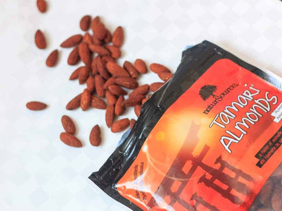 Potato latke topped with egg, kale, tomatoes and Tamari almonds