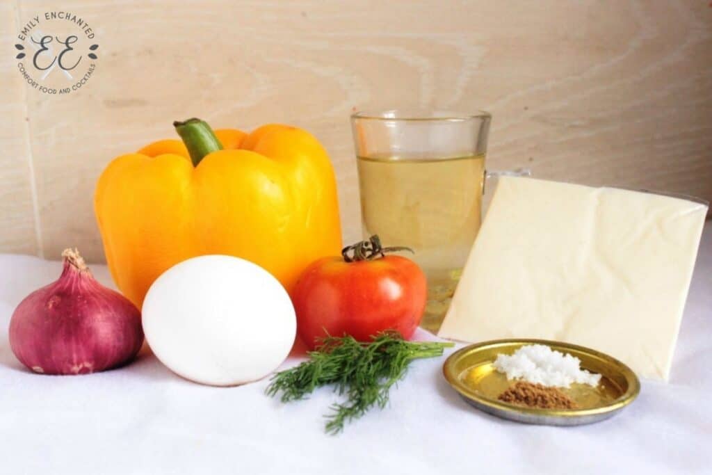 Breakfast Veggie Rings Ingredients