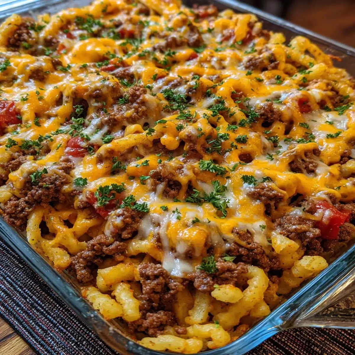 Cheeseburger French Fry Bake – Easy Dinner Idea