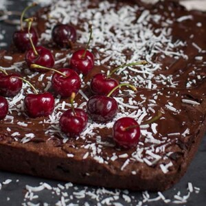 Chocolate Cherry Slice