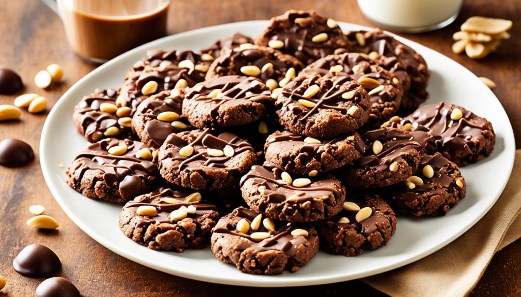 Chocolate Peanut Butter No Bake Cookies Recipe