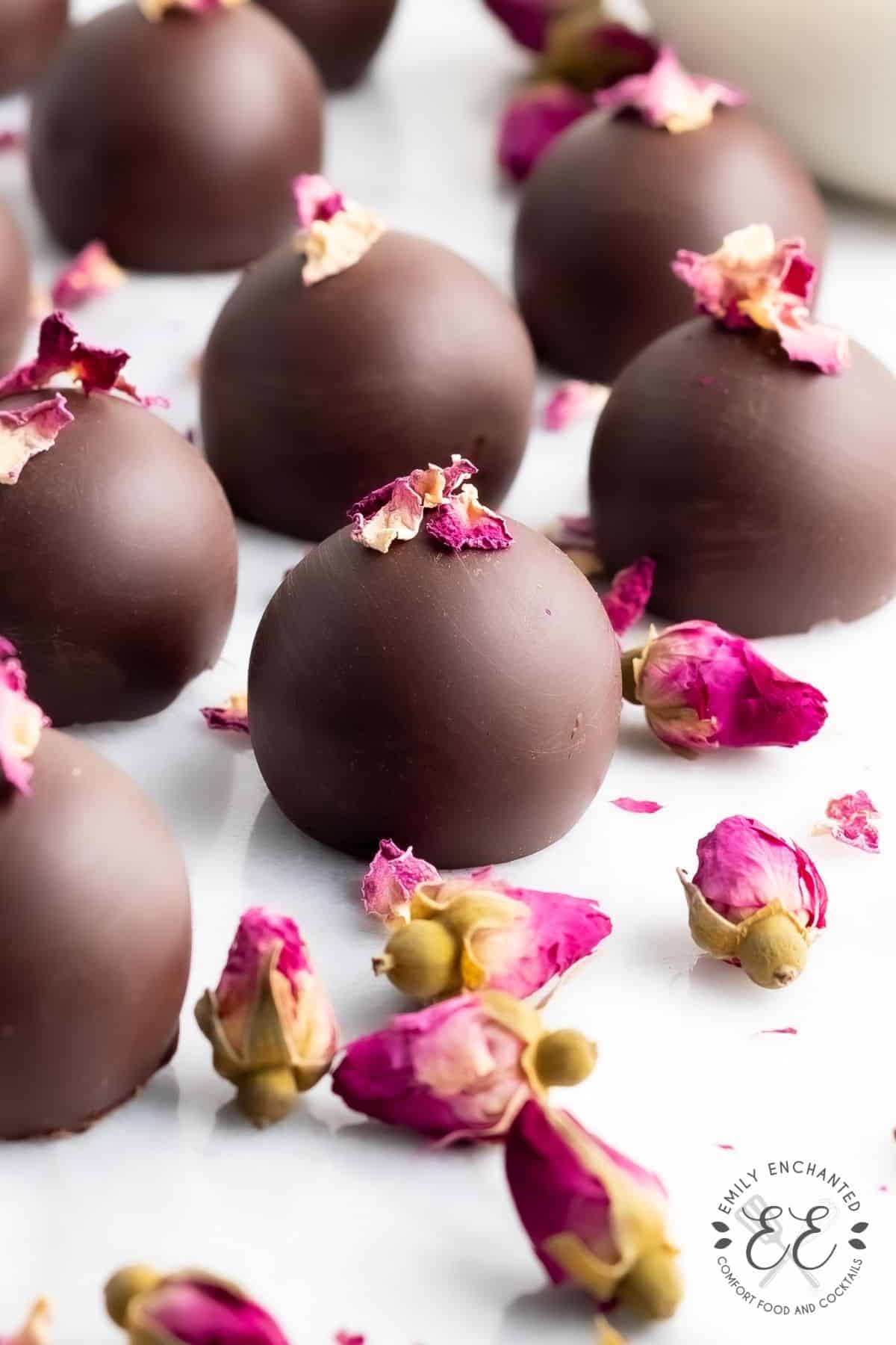 Chocolate Rose Truffles Rose Truffles