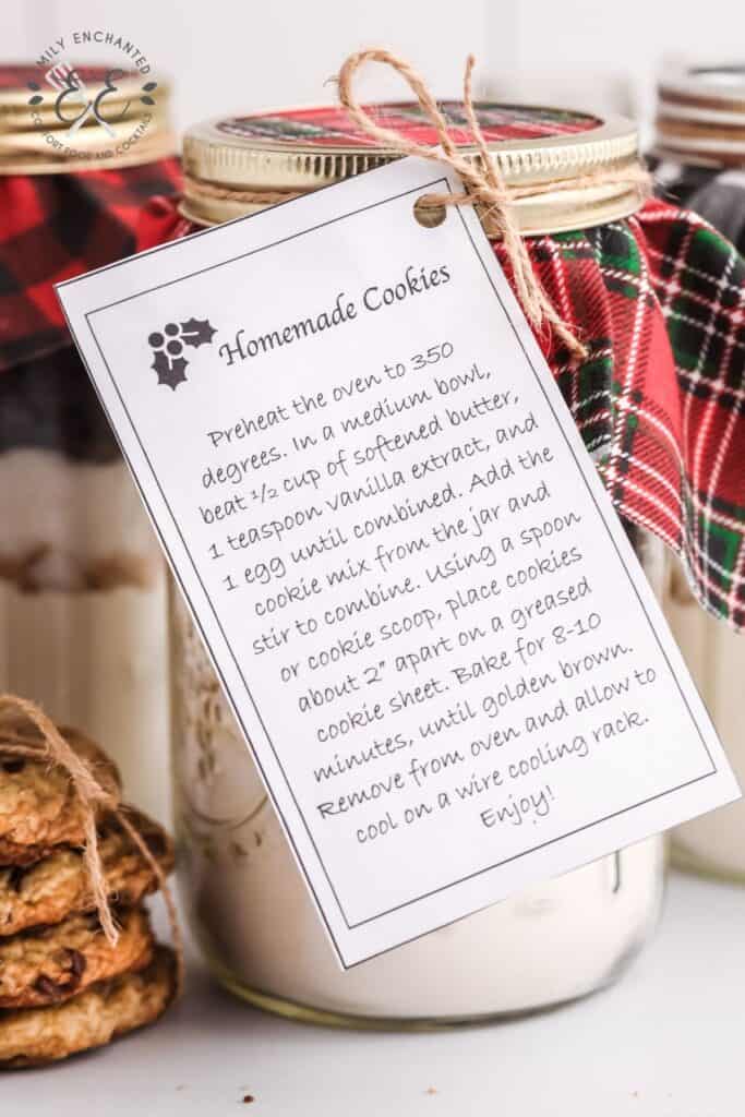 Homemade Cookie Mix Gift Idea