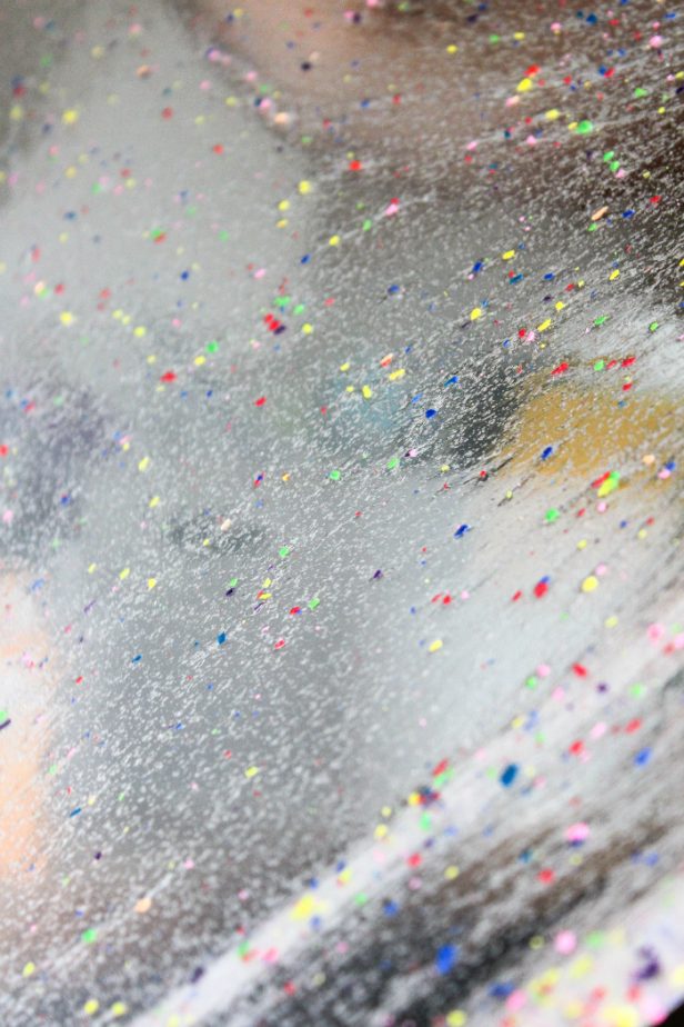 Crayon slime showing full colors