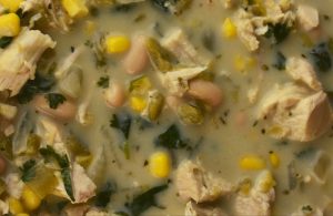 Creamy Chicken Chili is a versatile recipe that can be made on the stove top or in the Crock Pot.  The ingredients are simple, including chicken, corn, diced green chilies, cream cheese and great northern beans. This Chicken Chili Verde will hit the spot on a cool day and will cure any hunger pains.