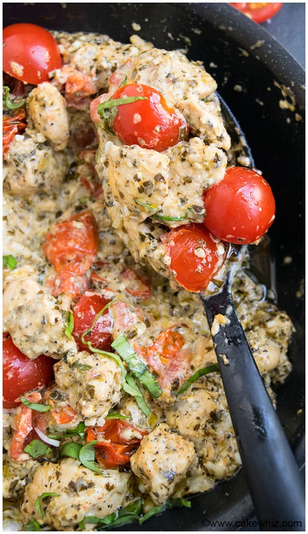 Creamy Pesto Chicken Recipe