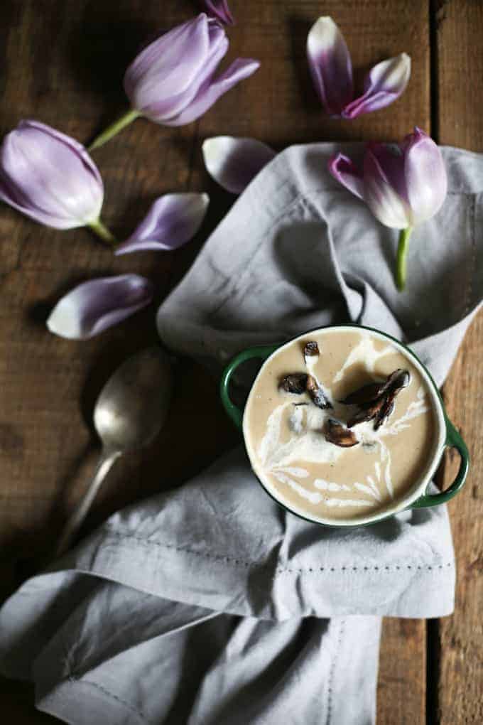 Belgian endive soup {vegan, gluten-free}