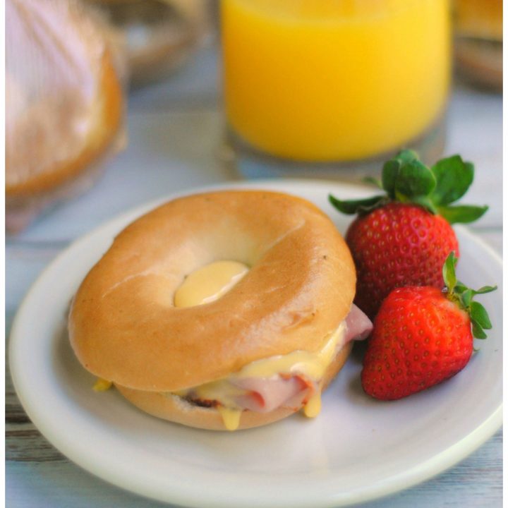 Mini Freezer Bagel Sandwiches