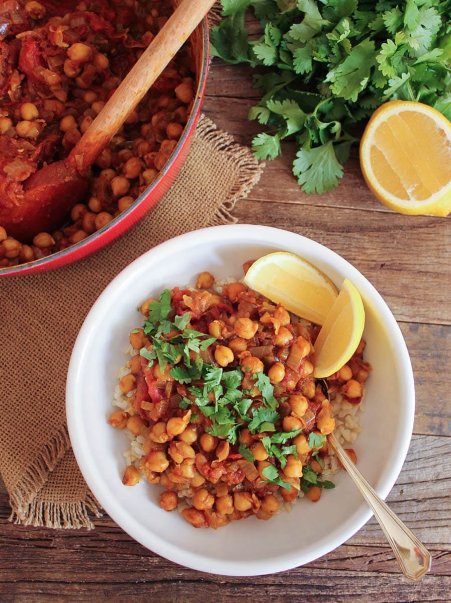 Healthy Pantry Recipes- Vegan Chana Masala 