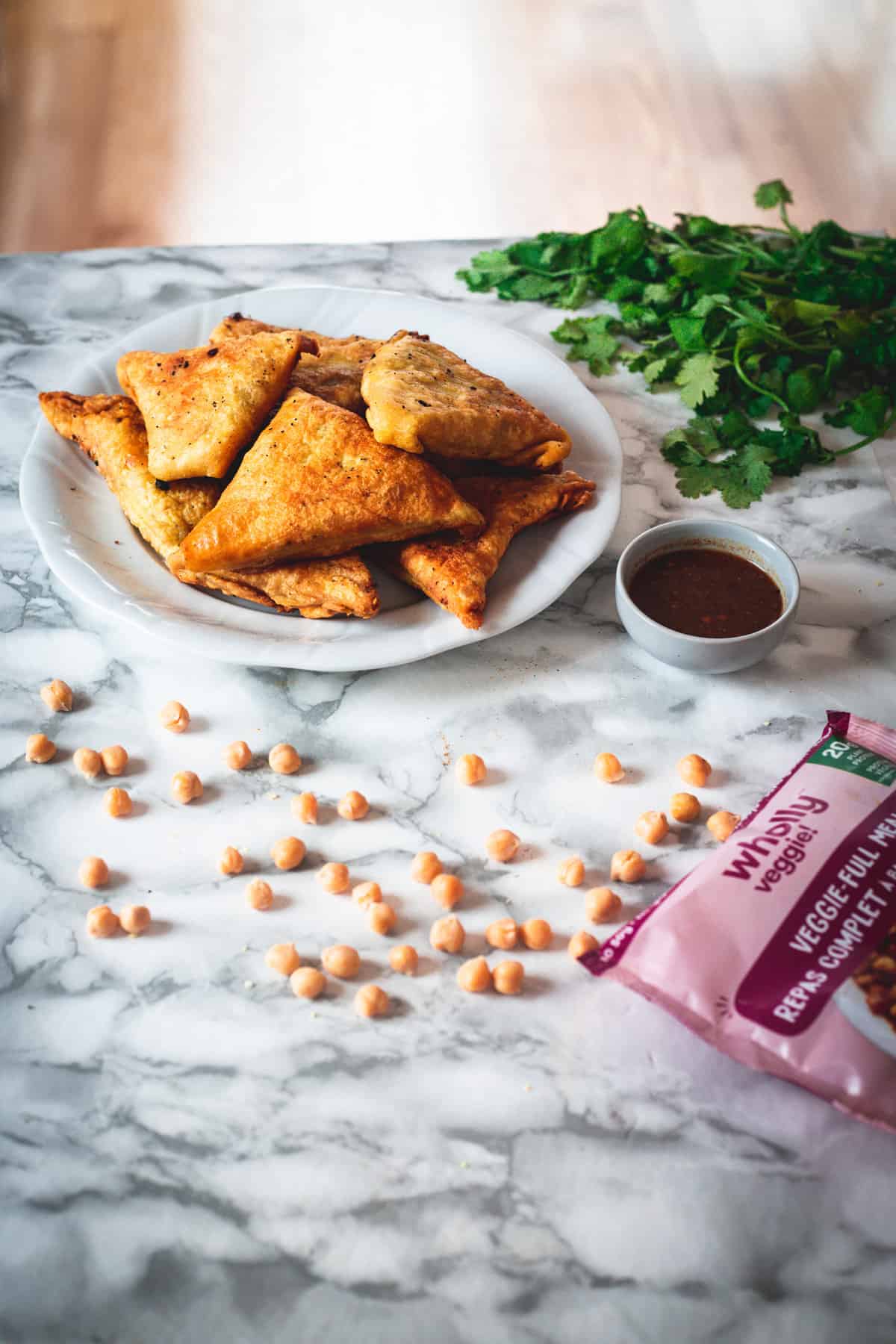 samosas with chickpeas
