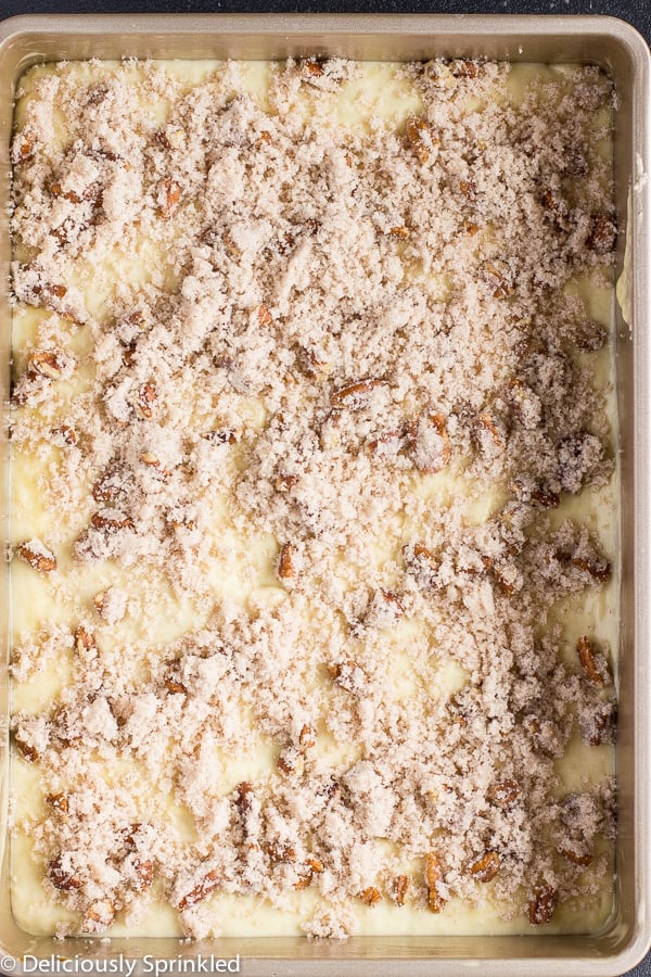 Easy Eggnog Coffee Cake