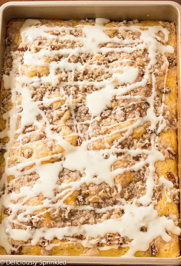 EASY EGGNOG COFFEE CAKE RECIPE