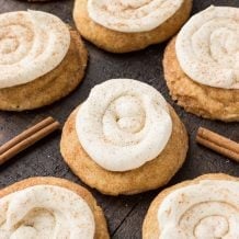 Eggnog Snickerdoodle Cookies Recipe deliciouslysprinkled.com