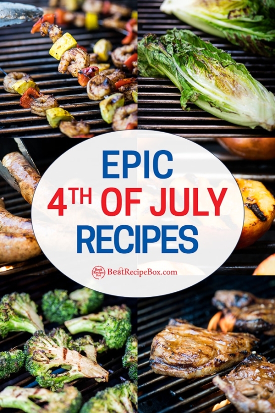 Epic 4th of July Recipes on bbq grill 
