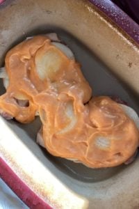 Fancy Baked Pork Chops are an oven baked pork chop recipe with an easy sauce of only 4 ingredients. Serve over rice or mashed potatoes for an instant dinner. 