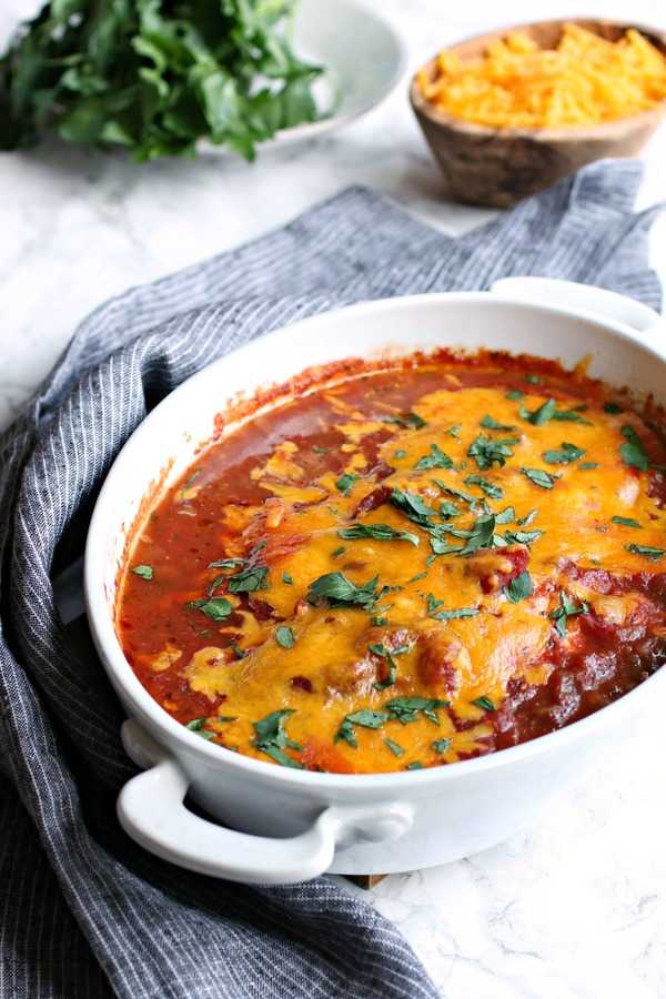 Four Ingredient Salsa Chicken Recipe to Prepare Ahead of Time {Gluten-Free, Clean Eating}