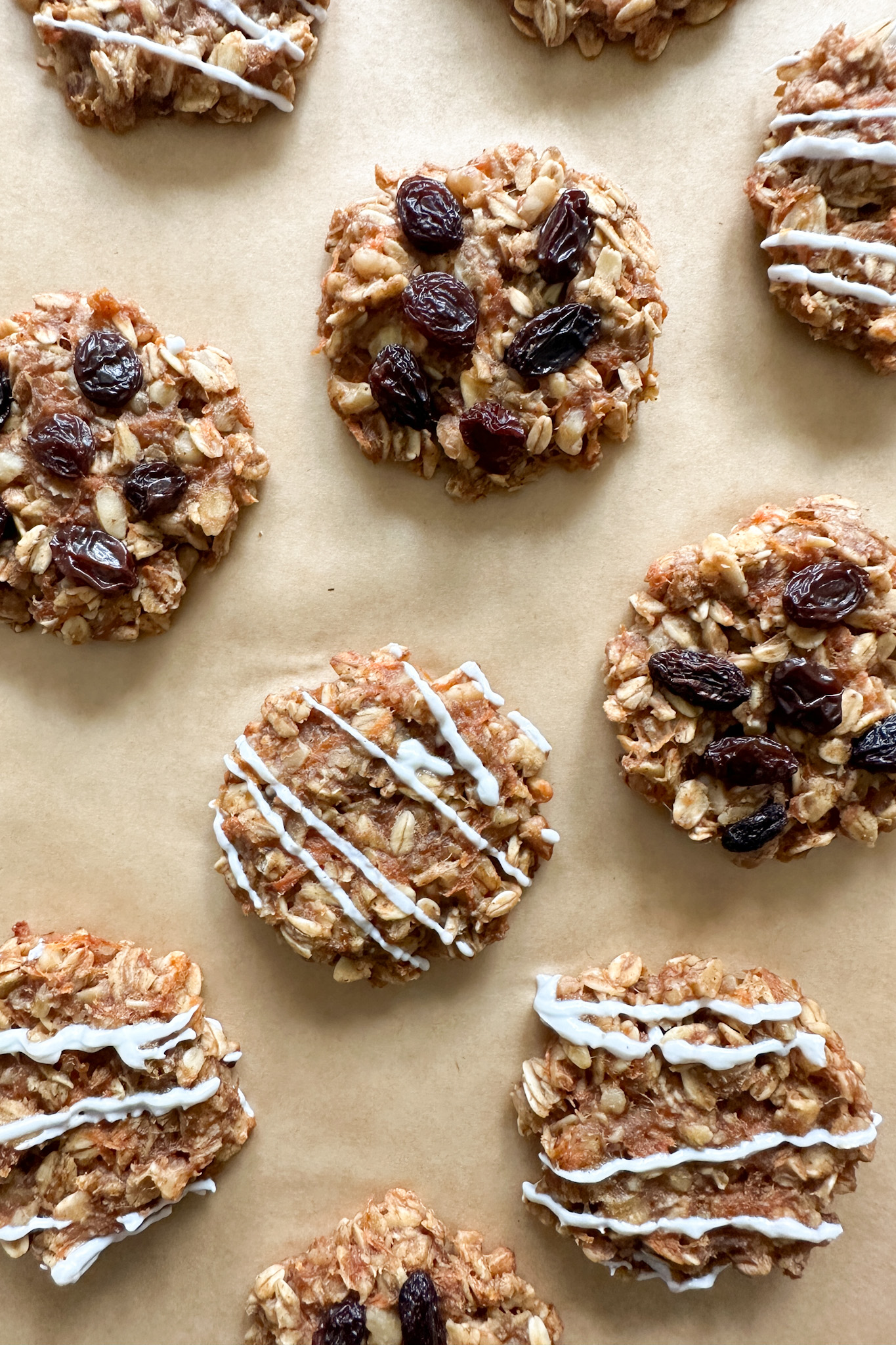 Carrot cake oatmeal cookies.