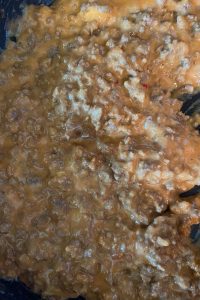 Frisco Tater Tot Casserole is an updated recipe without soup, without milk and without sour cream. It's easy and cheesy.