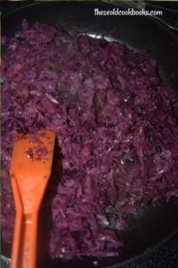 Don't wait until Oktoberfest to make this German-Style Red Cabbage. Braised in a skillet with green apples and a hint of cloves, this recipe is a hit with all ages. 