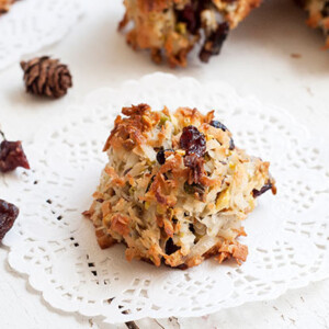 Gluten Free Cranberry Pistachio Haystacks