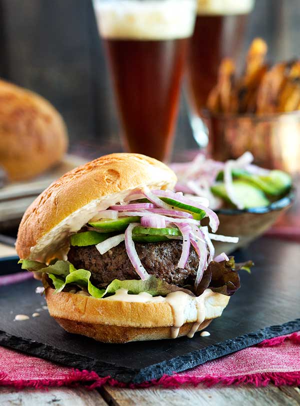 Gluten Free Ponzu Burger Recipe