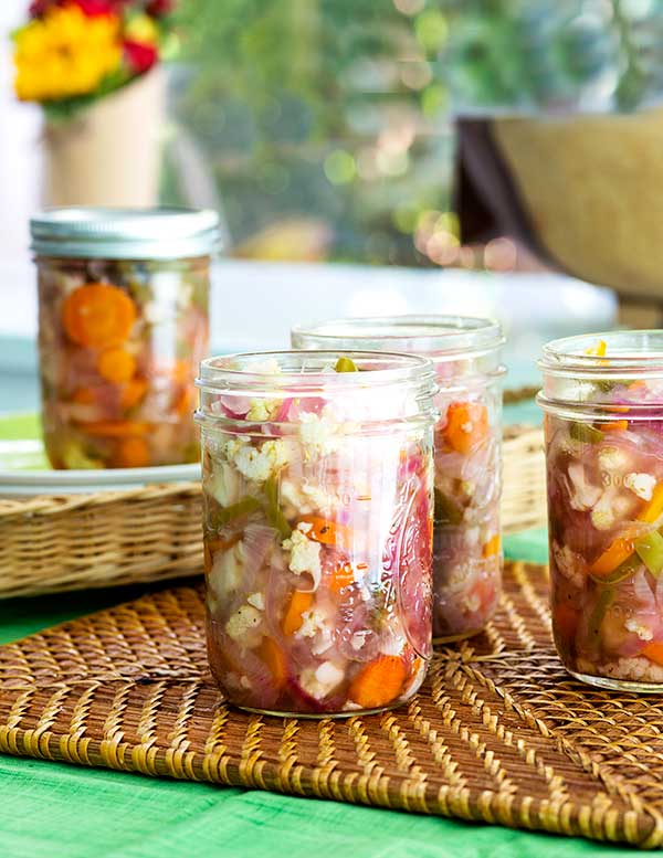 Gluten Free Taqueria Style Pickled Vegetables Recipe
