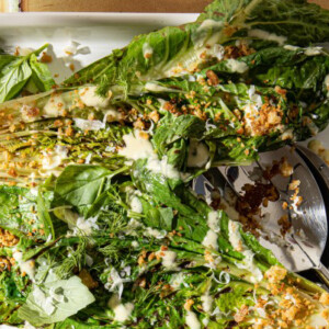 Grilled-Romaine-with-Parmesan-Pangritata-Caesar-ish-Dressing