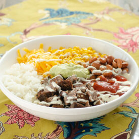 Grilled Steak Burrito Bowls | realmomkitchen.com