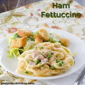 Ham Fettuccine | realmomkitchen.com