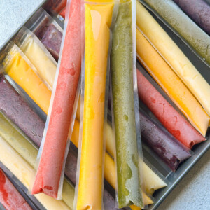 Homemade ice pops.