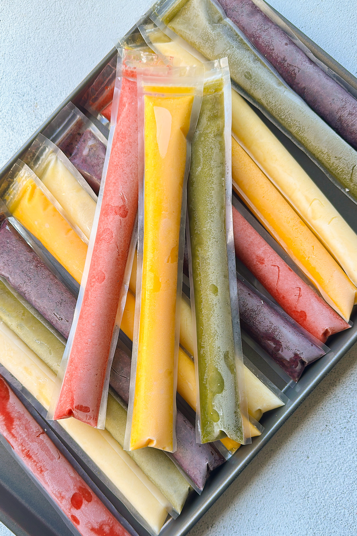 Homemade ice pops.