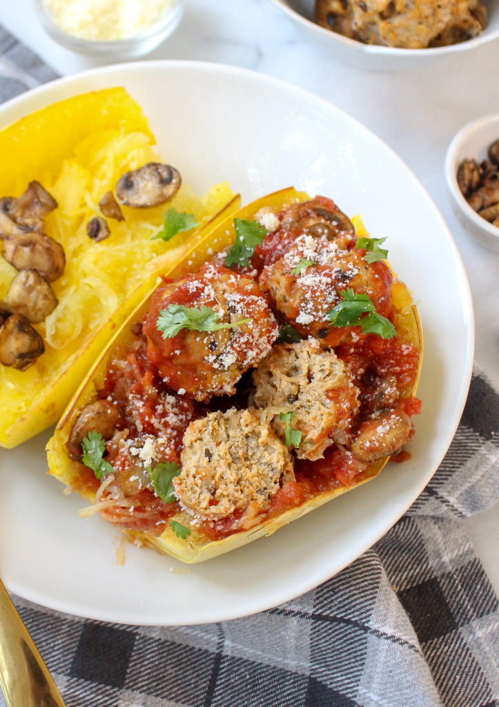 Mushroom Chicken Meatballs with no breadcrumbs 