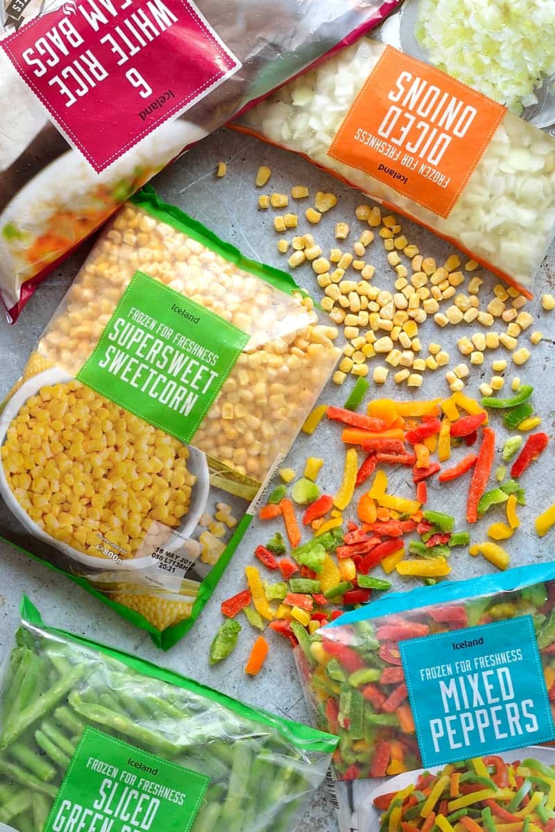 Iceland frozen vegetables