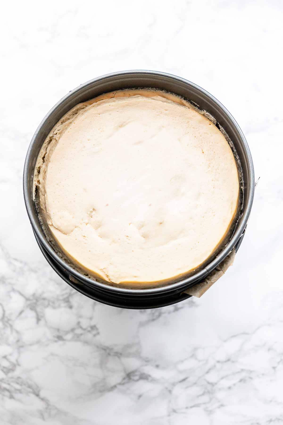 It is soft, rich and slightly dense with a mousse-like consistency. This Instant Pot cheesecake is the best. It is the ultimate dessert that you can prepare in your pressure cooker. Bake this New York cheesecake in about half an hour.