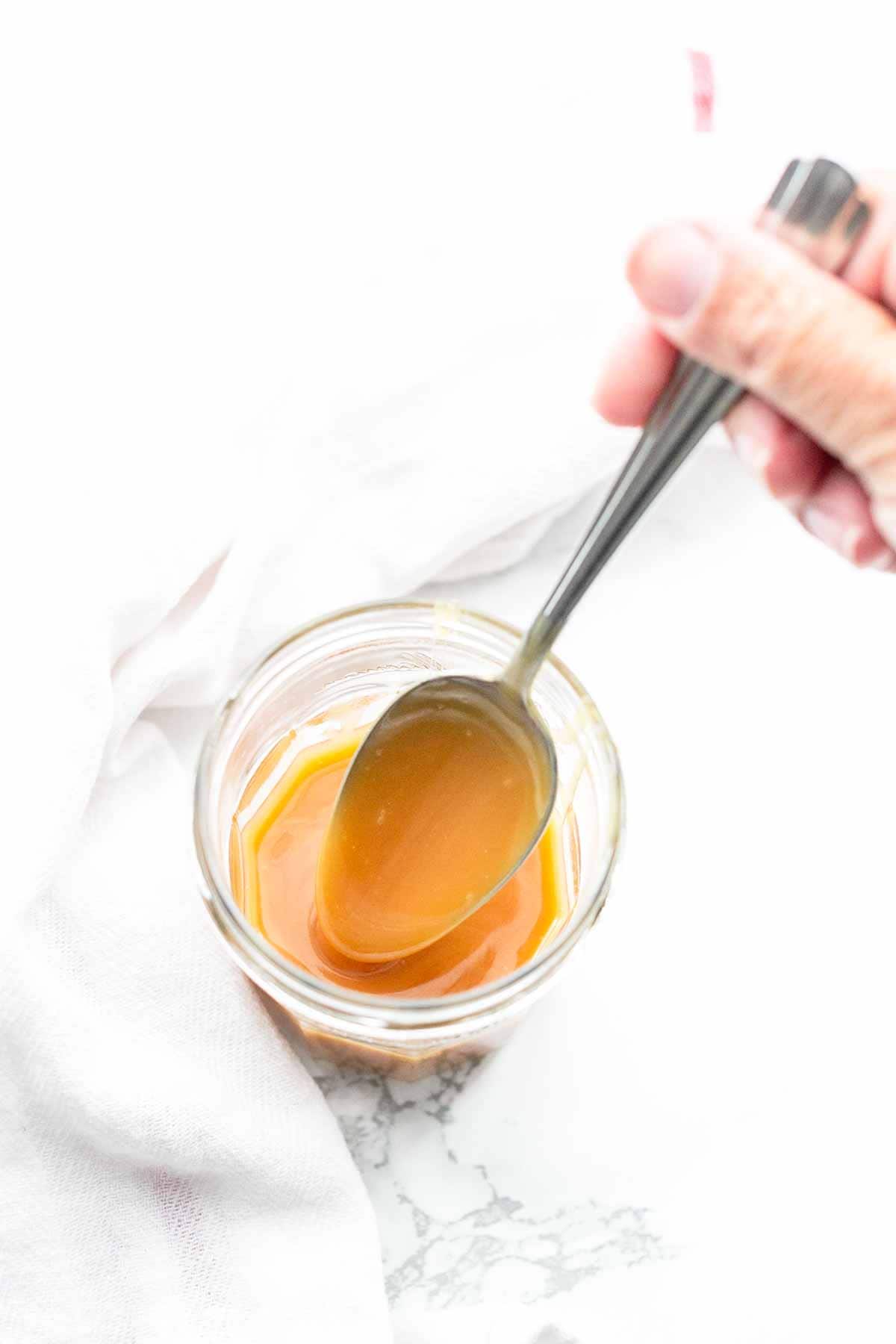 This dulce the leche caramel is sweet and fast. You can make vegan Instant Pot dulce de leche with condensed coconut milk. Want regular just use condensed milk instead. A great topping for all your cakes, pies and ice creams.