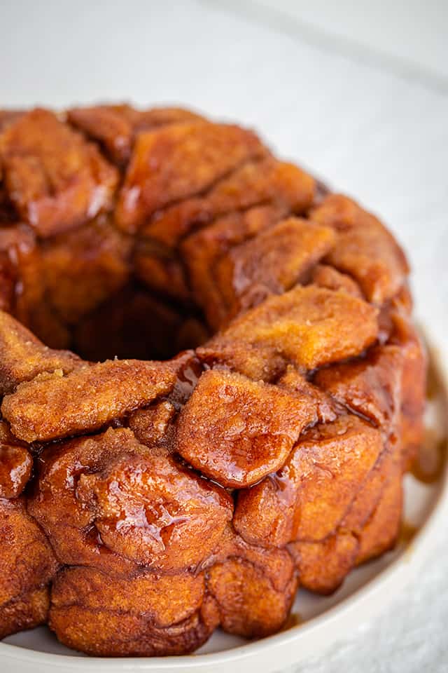 monkey bread close up view