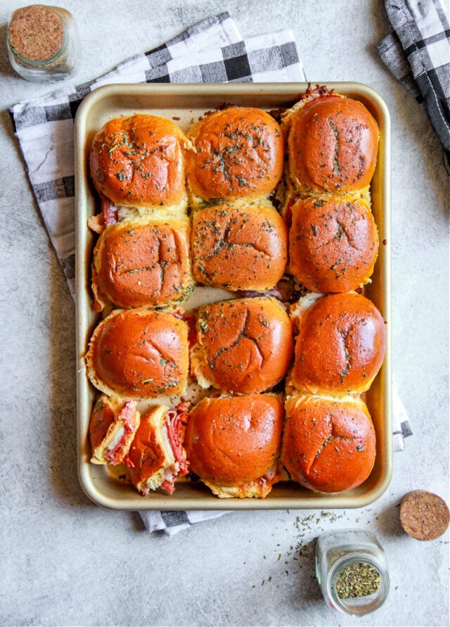Italian Sub-Inspired Sliders