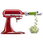 KitchenAid Spiralizer Attachment on stand mixer